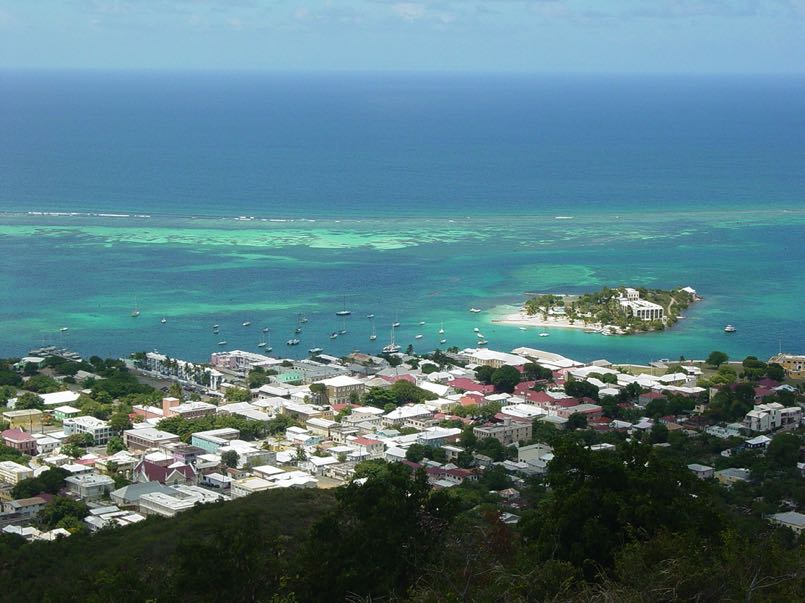 Christiansted, Saint Croix in the US Virgin Islands