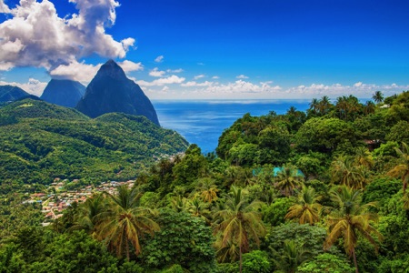 The Pitons, St Lucia
