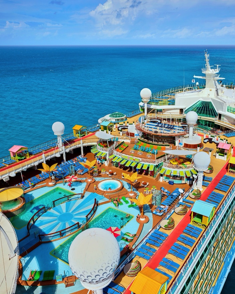 Royal Caribbean top deck