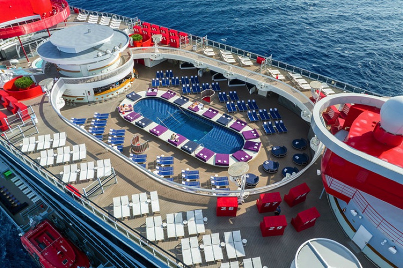 Virgin Voyages top deck